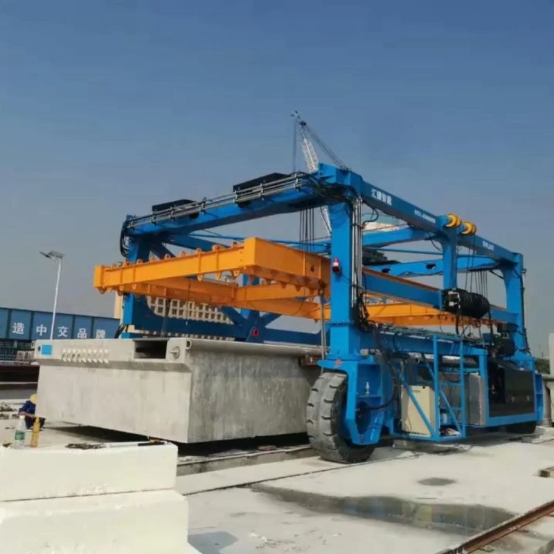 Blue Cargo Mobile Gantry Crane لمنتجات البناء الخرسانية مسبقة الصنع