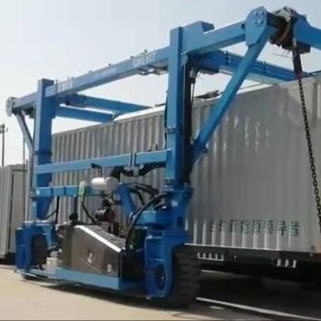 الشركة المصنعة لشركة Blue Industrial Straddle Carrier سهلة التشغيل للمنتجات الفولاذية