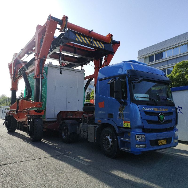 الشركة المصنعة لشركة Blue Industrial Straddle Carrier سهلة التشغيل للمنتجات الفولاذية